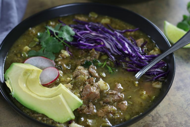 Luxurious Mexican Pork Pozole Verde Recipe