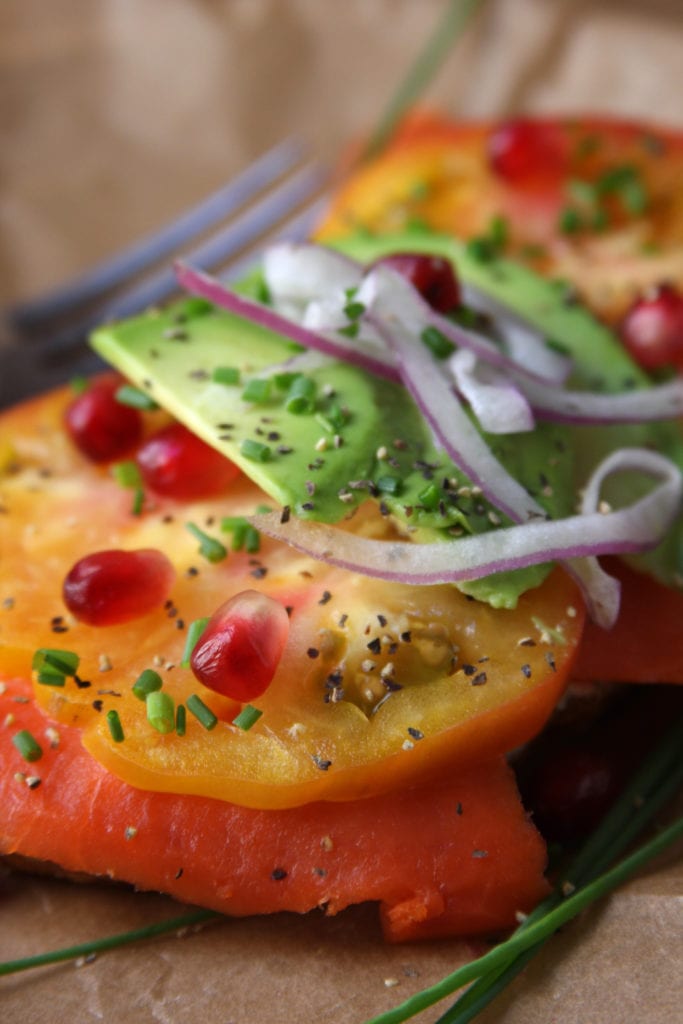 Super Easy Summer Smoked Salmon Sandwiches