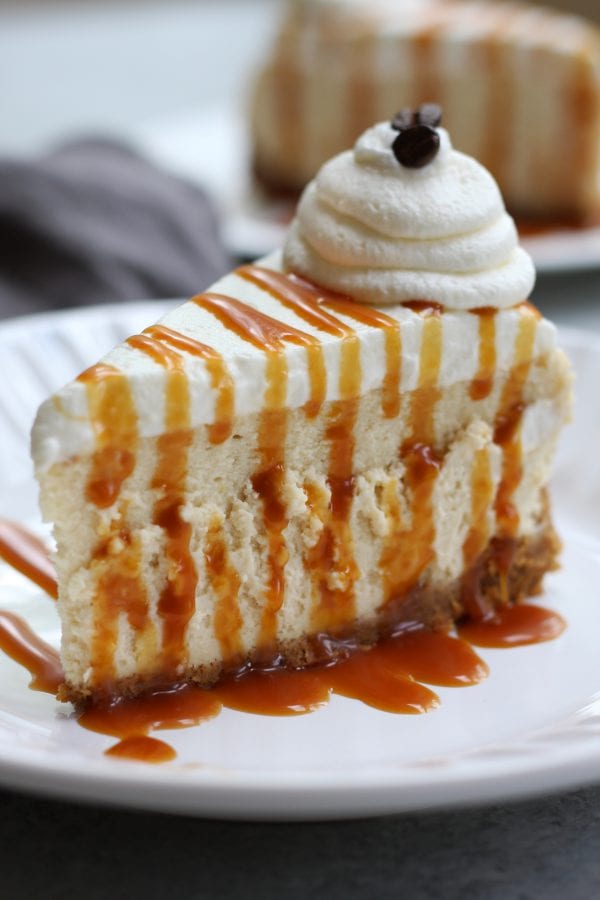 How To Make Perfect Caramel Macchiato Cheesecake- The Fed Up Foodie