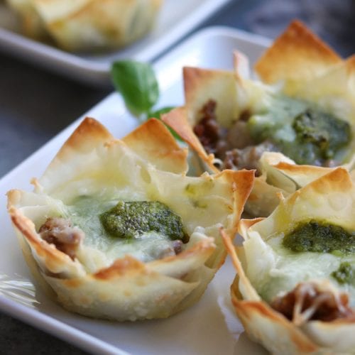 How To Make Italian Cheesy Bites With Italian Sausage