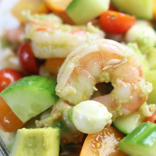 How To Make The Best Shrimp Avocado Salad- The Fed Up Foodie