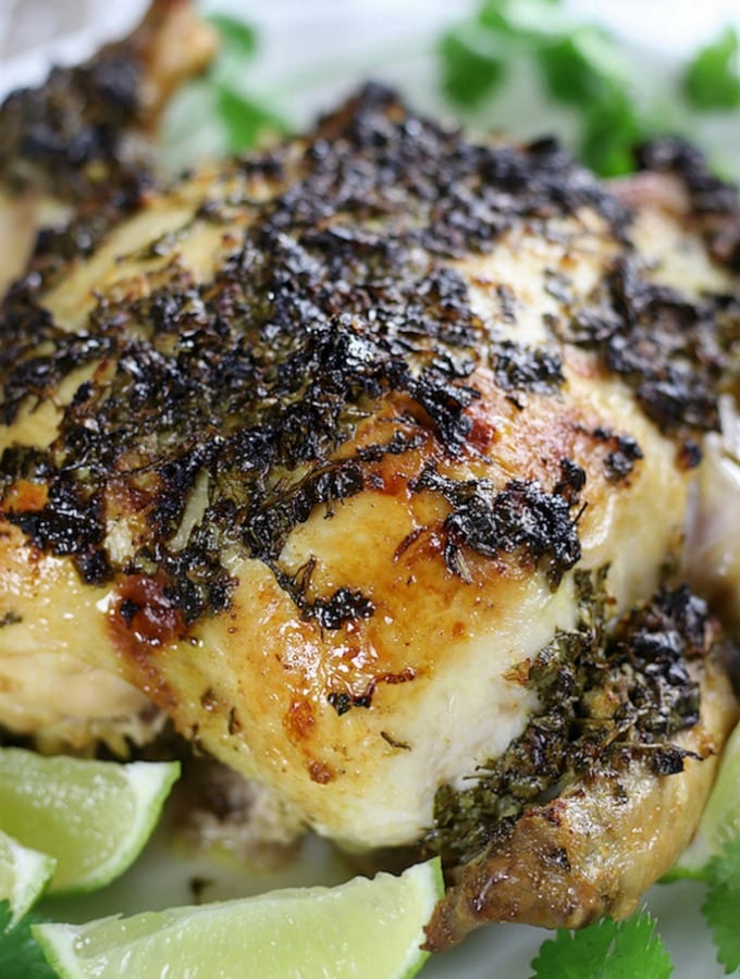 How To Make Juicy And Tender Cilantro Lime Mexican Roast Chicken