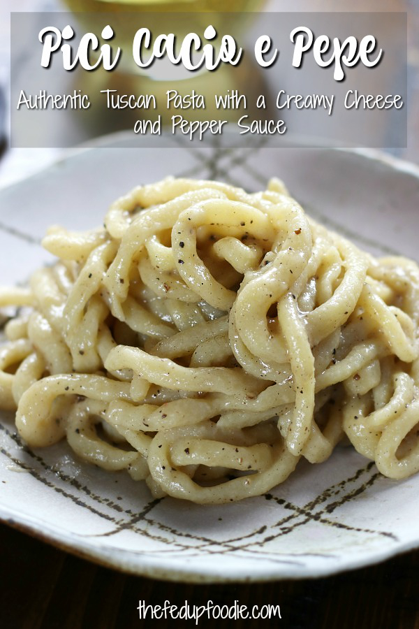 How To Make 5 Star Pici Cacio e Pepe- The Fed Up Foodie