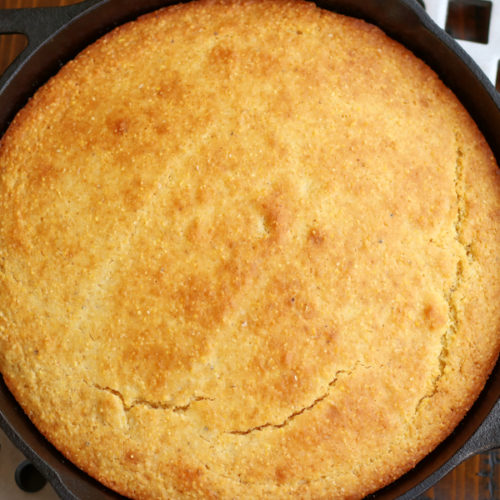 My Favorite Cast Iron Skillet Cornbread - Margin Making Mom®