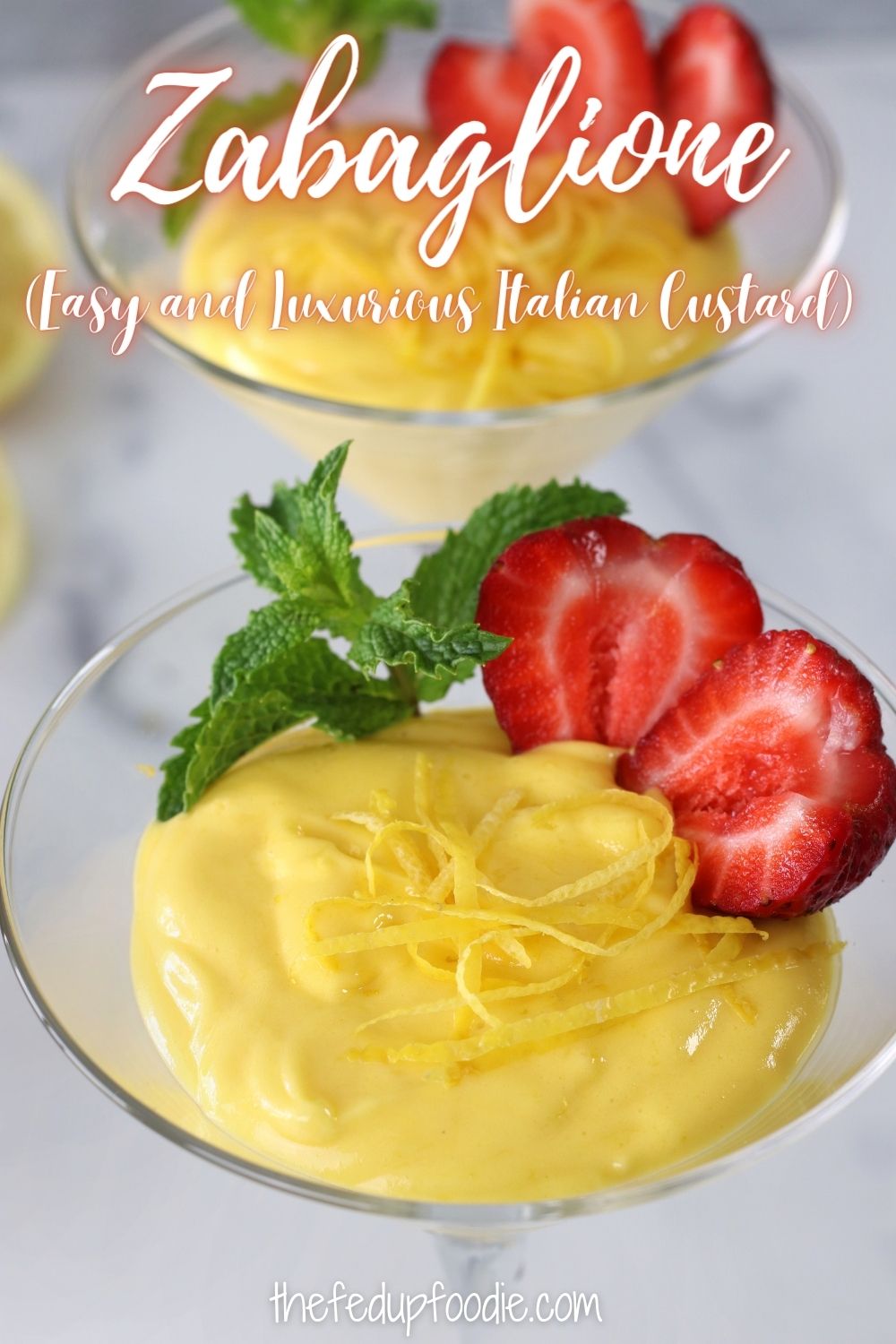 Zabaglione {Easy and Luxurious Italian Custard}